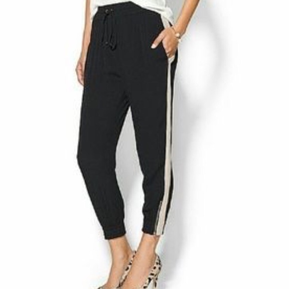 Willow & Clay Pants - Willow & Clay Ankle Zip Side Stripe Jogger